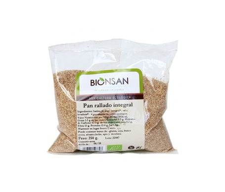 Bionsan Pan Rallado Integral 250g