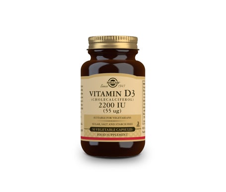 Solgar Vitamina D3 2200UI 55µg Colecalciferol 50caps