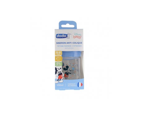 Dodie Biberon Initiation+ Mickey 0-6M 150ml