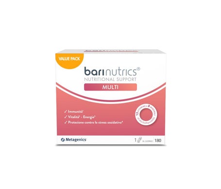 Metagenics Barinutrics Multi Suplemento Cansancio 180caps