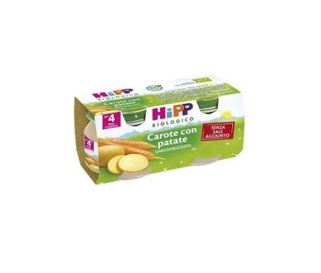 Hipp Bio Omog Zanahorias/Pat 2X80G