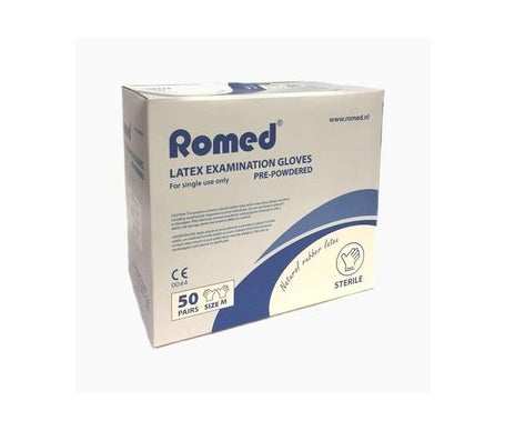 Romed Guantes Matex Latex Tac Esteril TS 50uds