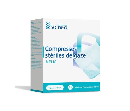 Soineo Compresas Esteriles Gasa 10X10Cm 25uds
