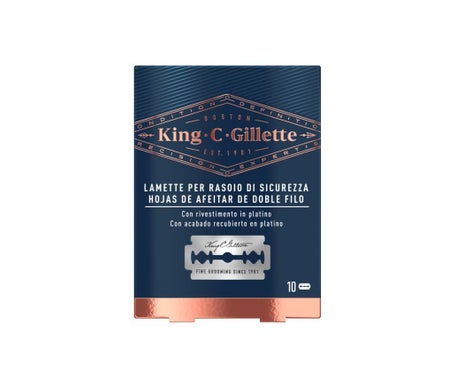 Gillette King Double Edge Replacement Blades 10uds