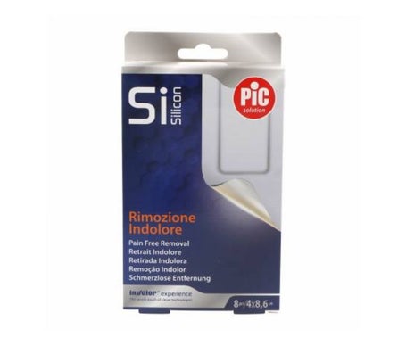 Pic Solution Silicon Apósito Adhesivo 40x86mm 8uds