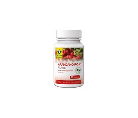 Raab Vitalfood Mirtilo Vermelho Forte Bio 90caps