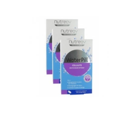 Nutreov Water Pill Cellulite Intensive Destockeur 20 tablets lot of 3