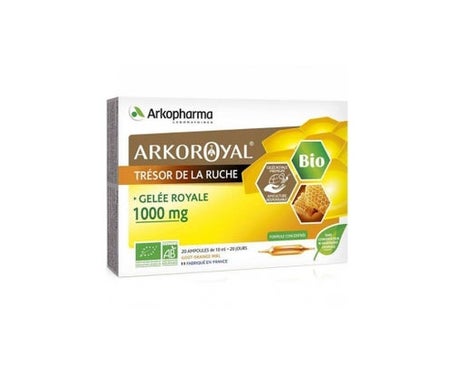 Arkopharma Arkoroyal Gelee Royal Bio 1000Mg 20 ampollas