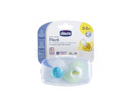 Chicco Chupete Micro Sil Azul 0-2 M