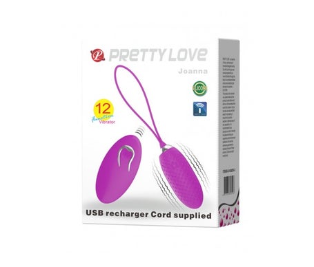 Pretty Love Rechargeable Vibrating Egg Joanna Striated 1ud