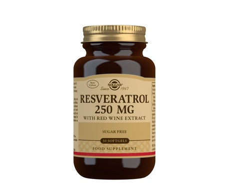 Solgar Resveratrol 250mg con Extracto de Vino Tinto 30caps