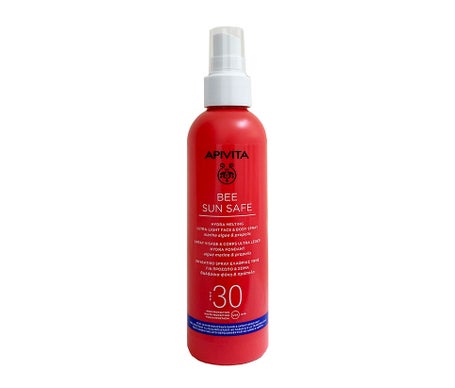 Apivita Bee Sun Safe Spray Cara Cuerpo Ultra Ligero SPF30 200ml