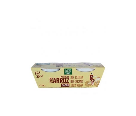 Naturgreen Postre Ecológico De Arroz Y Cacao (2x125 G)