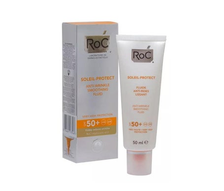 ROC® Soleil-Protect fluido antiarrugas alisador SPF50+ 50ml