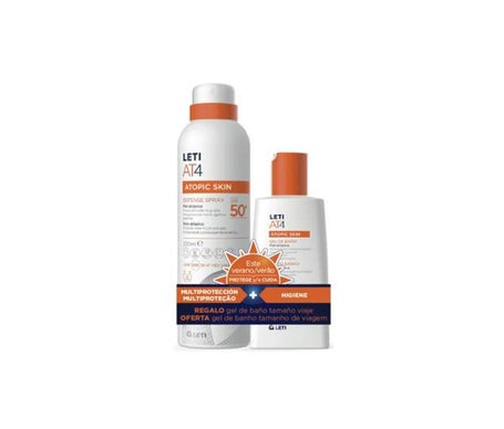 Leti AT4 Atopic skin spray Spf 50 200ml + gel