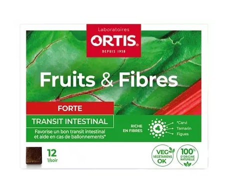 Ortis Frutas&Fibras Forte 12 cubos