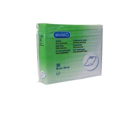 Alvita protector de cama 60x90cm 30uds