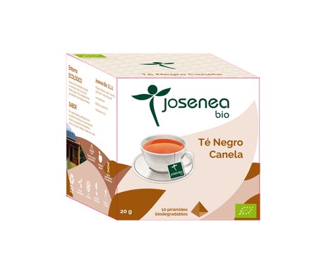 Josenea Té Negro Canela BIO 10 pirámides en sobre