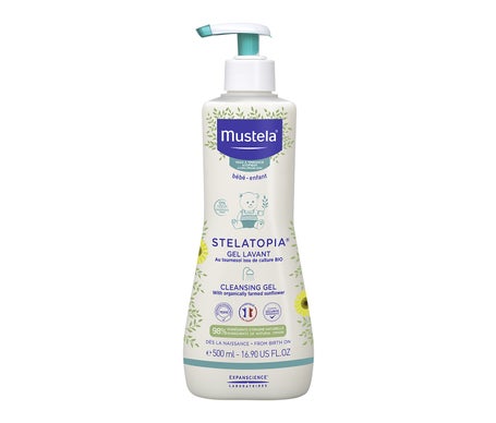 Mustela Stelatopia Gel de Baño con Girasol BIO 500ml