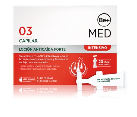 Be+ Anticaida Intensivo Locion Forte Ampollas 20uds