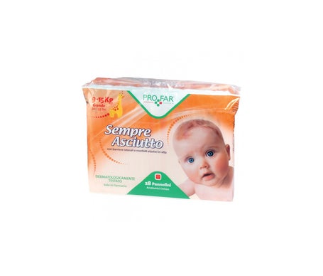 Profar Sempre Asciutto Pañales 9-15kg Grande 28uds