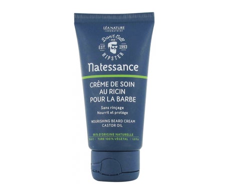 Natessance Crème de Soin au Ricin pour la Barbe 50ml