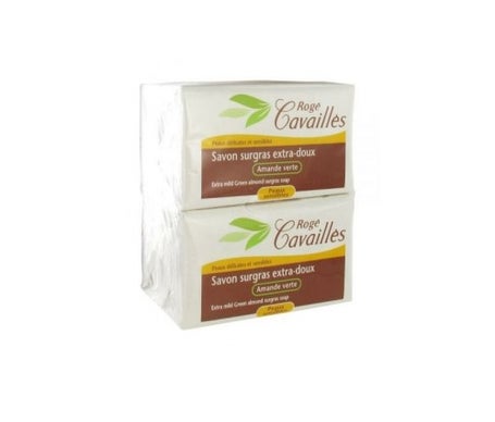 Roge Cavailles Soap Surgras Green Almond 3+1 Free 4X250G Promo