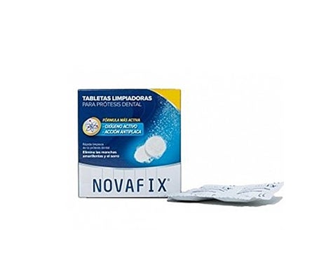 Novafix Nettoyant Prothèses Dentaire Triple Action 66 Pastilles