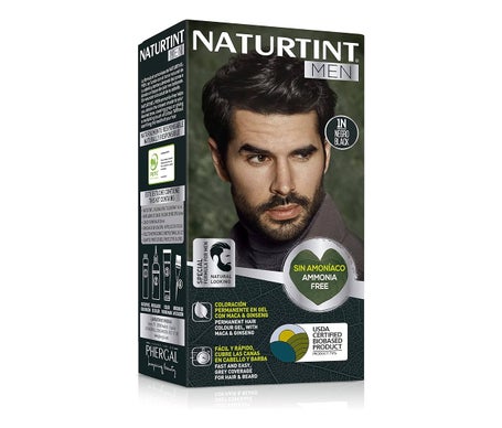 Naturtint Men Gel Coloracion Permanente 1N Negro 170ml