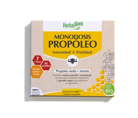 Herbalgem Monodosis Propóleo BIO 7x10ml