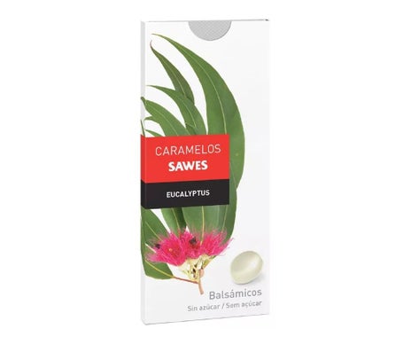 Sawes Caramelos Blister Sin Azúcar Sabor Eucalipto 22g