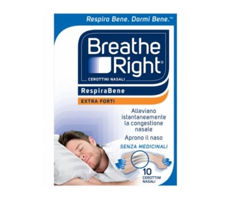 Breathe Right Parches Nasales Extra Fuertes 10uds
