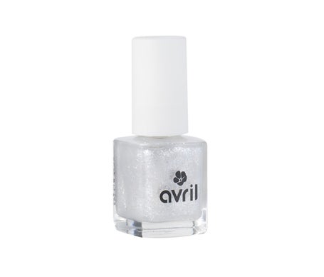 Avril Top Coat Purpurina Plateada 7 ml