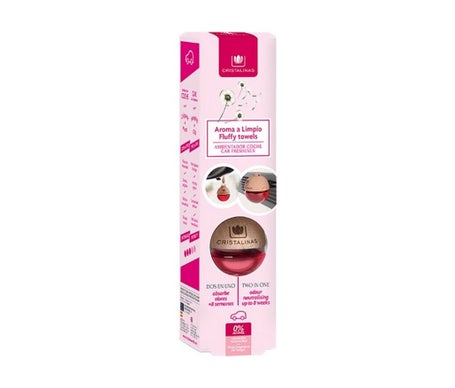 Cristalinas Coche Ambientador 0% Aroma Limpio 6ml | Natural Doctor