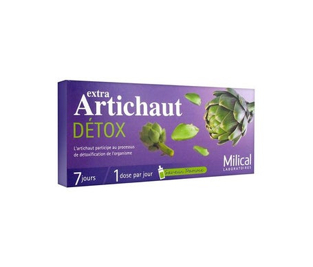 Milical Extra Detox Alcachofa 7 días 7 ampollas
