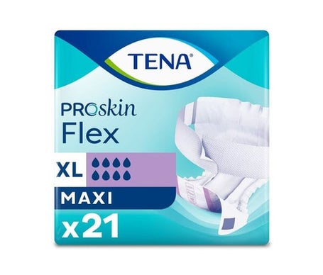Tena Pañal ProSkin Flex Maxi Talla XL 21uds