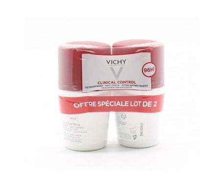 Vichy Clinical Control 96h Antiperspirant (2x50ml) - Desodorantes