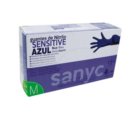 Sanyc Sensitive Guante Nitrilo Talla M 100uds