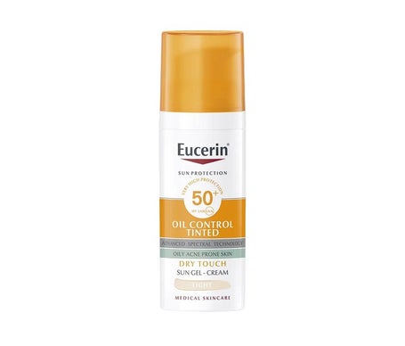 Eucerin Sun Oil Control Dry Touch Gel-Crema Tono Claro SPF50+ 50ml