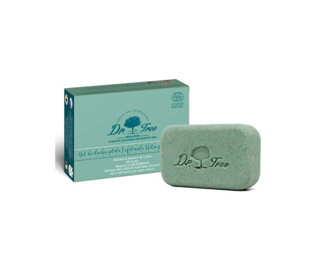 Dr. Tree Gel de ducha sólido Exfoliante Detox piel sensible 120g