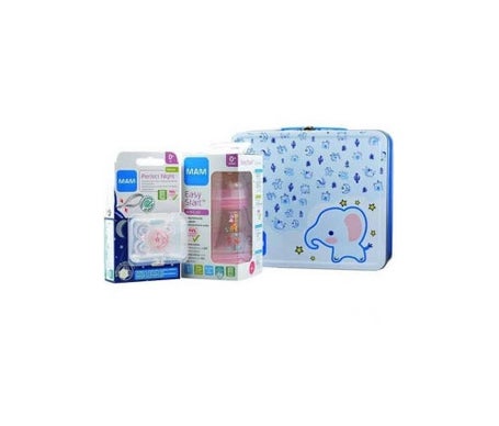 Mam Pack Recien Nacido Biberon Rosa 160Ml+Chupete Luna 0+Meses