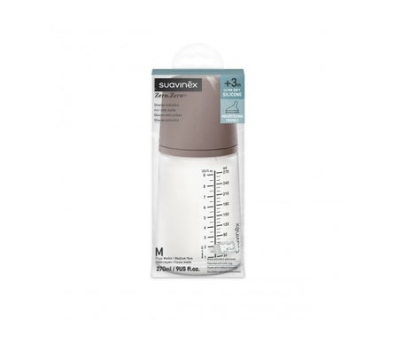 Suavinex Biberón Anticólico T Silicona +3M 270ml TM Caramel 1ud