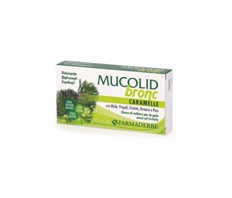 BRONQUIO MUCOSO 24 CARAMELOS de FARMADERBE | Natural Doctor