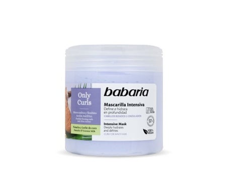 Babaria Only Curls Mascarilla Intensiva Cabello Rizado 400ml