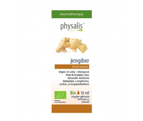 Physalis Aceite Esencial de Jengibre Bio 10ml