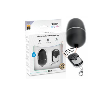 Online Huevo Vibrador Control Remoto M Negro 1ud