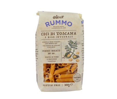 Rummo Penne Rigate N 66 Garbanzos Toscanos y Arroz Bio 300 g | Natural Doctor