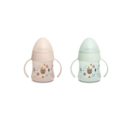 Suavinex Biberón con Asas First Prints Silicona +4m 150ml 1ud