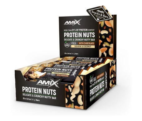Amix Protein Nuts Bar Anacardo Coco 25x40g | Natural Doctor
