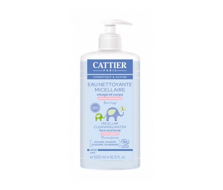 Cattier Agua Micelar Limpiadora Cara y Cuerpo Bebé 500ml